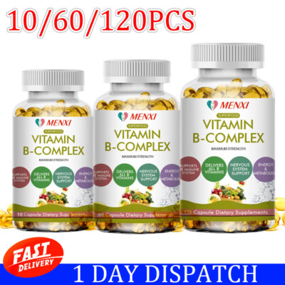 Vitamin B Complex Supplement - Super B Vitamin, Immune Boost, Energy, Metabolism