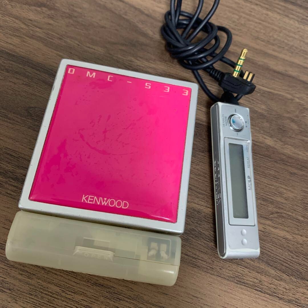 Kenwood￼ Sanrio DMC-S33 Kenwood DMC-S33 Portable MiniDisc Player MDLP Walkman Tested