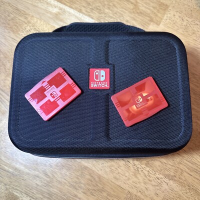 RDS Industries Nintendo Switch Game Traveler Deluxe System Case - Black NNS61