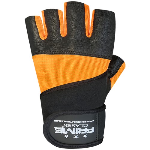 Fingerless Leather Weight Lifting Bodybiilding Weight Training Padded Gloves 119 - Picture 13 of 14