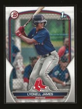 2023 Bowman Prospects Base Card Lyonell James Boston Red Sox (#BP-118)