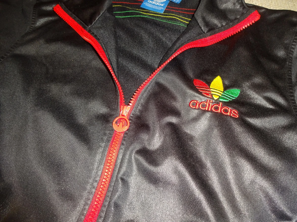RARE Original ADIDAS CHILE 62 RASTA Zipper Gr. M Guter Zustand