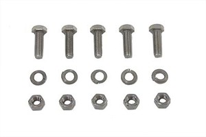 Stainless Steel Exhaust Clamp Set for Harley Davidson by V-Twin Stainless Steel Exhaust Clamp Set for Harley Davidson by V-Twin