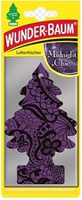 24X Original WUNDERBAUM® MIDNIGHT CHIC Lufterfrischer Duftbäumchen air freshener