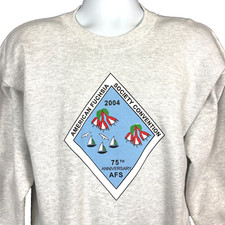 American Fuchsia Society Convention 2004 Mens Sweatshirt size Medium Pullover