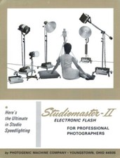 Photogenic Studiomaster-II Electronic Flash Brochure with Price List