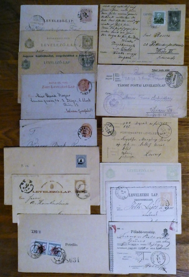 Hungary Postal History Lot 26 Items incl. Some Scarce, 1876 and Air Mail - Image 4 of 4