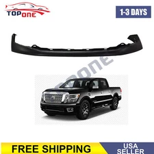 Front Upper Bumper Cover Fascia For 2017 2018 2019 Nissan Titan PRO-4X NI1014105