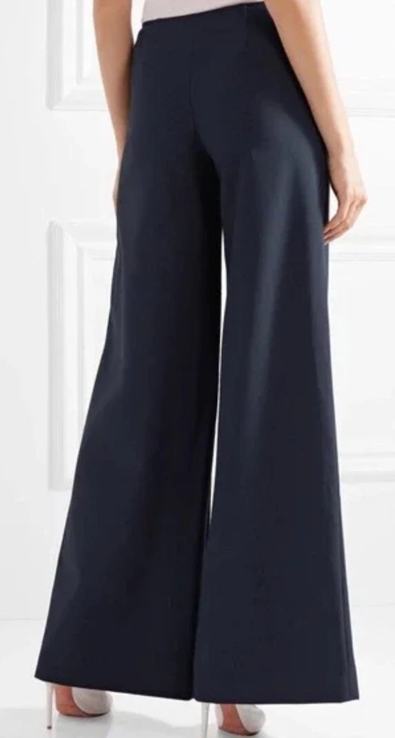 Pantaloni a gamba larga Tory Burch Carrie impreziositi da bottoni 14 nuovi con etichetta