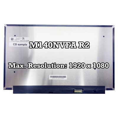 M140NVFA R2 FHD 1920×1080 IPS LCD LED Screen 14'' Slim Display Matrix Panel New