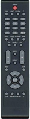 Replaced Haier TV-5620-115  Remote For Haier HL42XD2A HL32D2 L26C1120 L22C1120