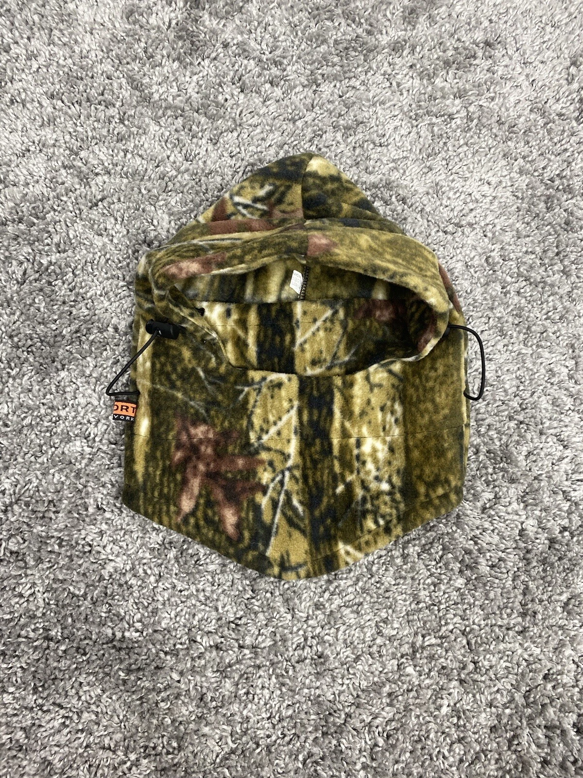Vintage Realtree Camo Fleece Face Mask Balaclava Hat Cap OS