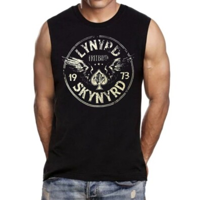 Lynyrd Skynyrd Circle Rock Band MUSCLE SHIRT (Multiple Variations)