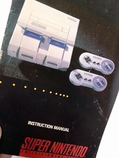 Super Nintendo SNES Console Instruction Booklet Manual for system
