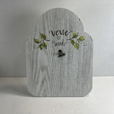 Wood Clipboard Photo Display -Hang / Display on Shelf - 8 X 10 Verse Of The Week