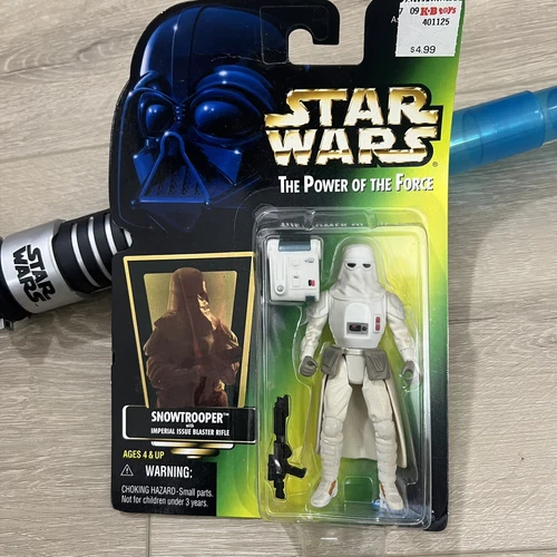 Kenner Snowtrooper With Rifle Power Of The Force Holographic New 1997 Vintage