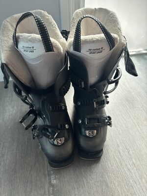 Solomon QST access 80 Ski Boots Size 23.5/278mm. HEAT WORKS!