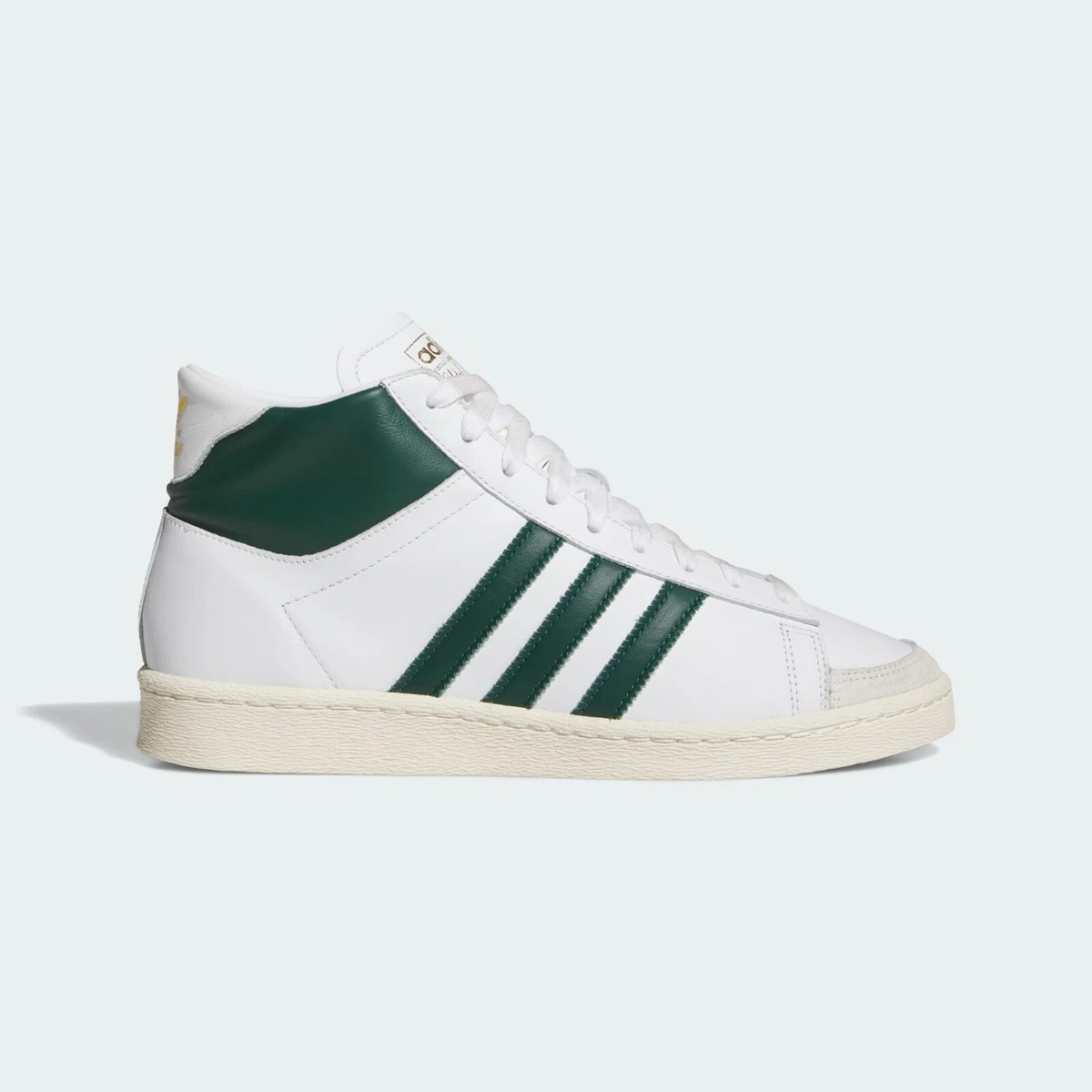 adidas Originals Jabbar Hi JI3444 Cloud White / Collegiate Green / Off  White Men