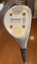 Vintage MacGregor Eye-O-Matic 12 Degree 1-Wood RH Stainless Steel Shaft R-Flex