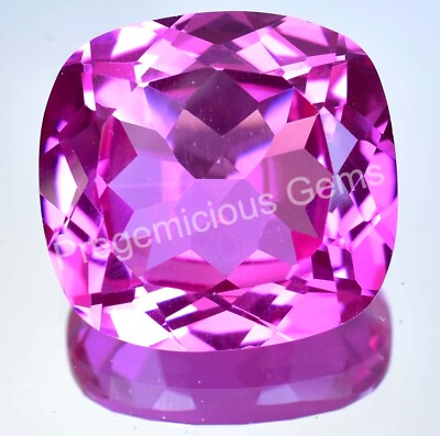 FLAWLESS Natural Pink Ruby 121.50 Ct Cushion Certified Fabulous Loose Gemstone