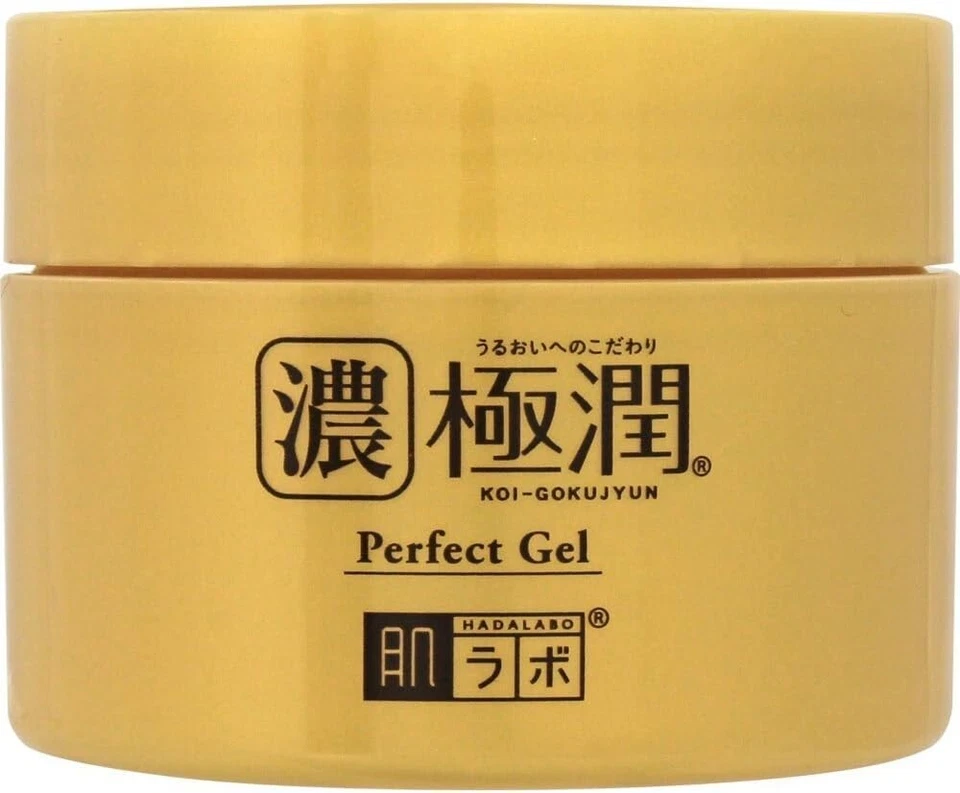 Gel perfecto Rohto Hada Labo Kyokujun 100 g/3,5 oz. Juego de 4 sin fragancia nuevos Foto 3 de 4