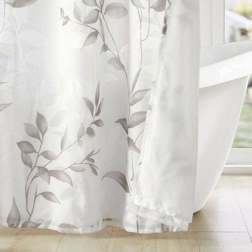 Madison Park Cecily Burnout Printed Shower Curtain - Picture 15 of 15