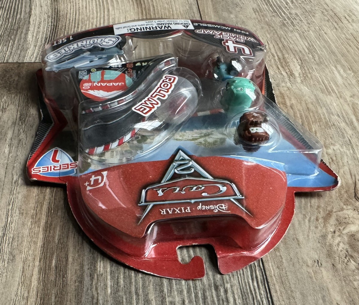 Disney Pixar Cars 2 Squinkies Series 1 Finn McMissile 4 Pack With