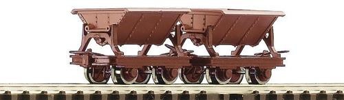 Roco 34498 H0e/009 Side Tipping Hopper Wagon Set (2 Wagons) brown - Picture 1 of 1