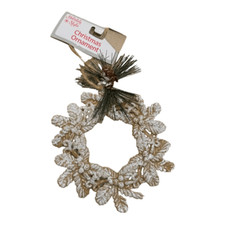 Holiday Style Christmas Ornament wreath