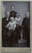 CDV Photo Family, phot. A. Blom, Åsheda, Sweden (6883)