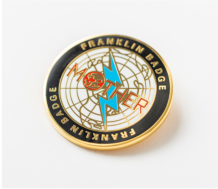 MOTHER Franklin Badge PROOF OF GUILD EARTHBOUND Nintendo Authentic