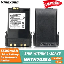 NNTN7038 7.4V 3300mAh Li-ion Impres Battery for Motorola APX6000 APX7000 APX8000