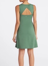 We Wander Athletic Dress Green Flex Stretch Keyhole Back Size 2X NWOT