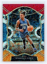 2020-21 Panini Select Red White Orange Shimmer #52 Markelle Fultz Orlando Magic