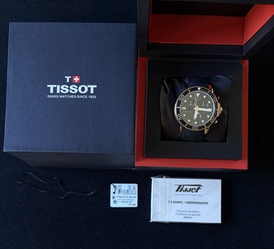 Tissot Seastar 1000 Chronograph T120.417.37.051.00 Neu Full Set Box Papiere