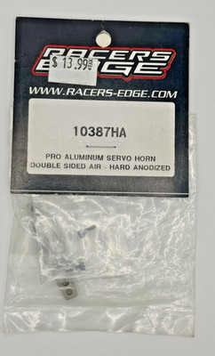 RACERS EDGE: #10387HA,PRO ALUMINUM SERVO HORN DOUBLE SIDED AIR, RC PARTS INV. 15