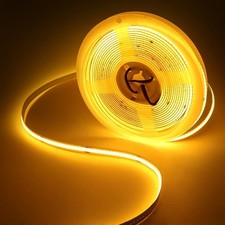 12V High Density COB LED Strip Lights Flexible Tape Rope Cabinet Kitchen Light