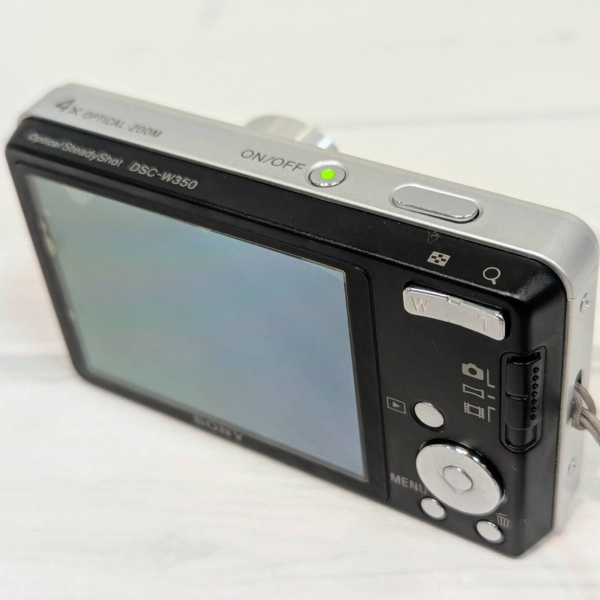 SONY Cyber-shot DSC-W350 Silver 14.1MP Compact Camera 4x Zoom 2010