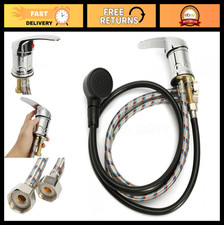Durable Zinc Alloy Shampoo Bowl Faucet Sprayer Kit with Hose - Hot/Cold Mixer