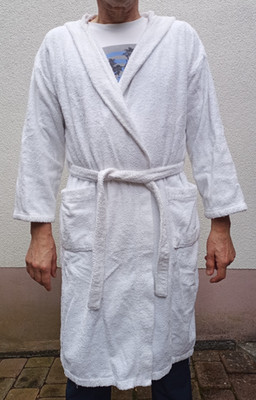 Marc O'Polo, Bademantel, Größe XXL, weiß, Frottee