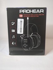 PROHEAR 033 AM FM Bluetooth Radio Headphones with Gel Ear Pads