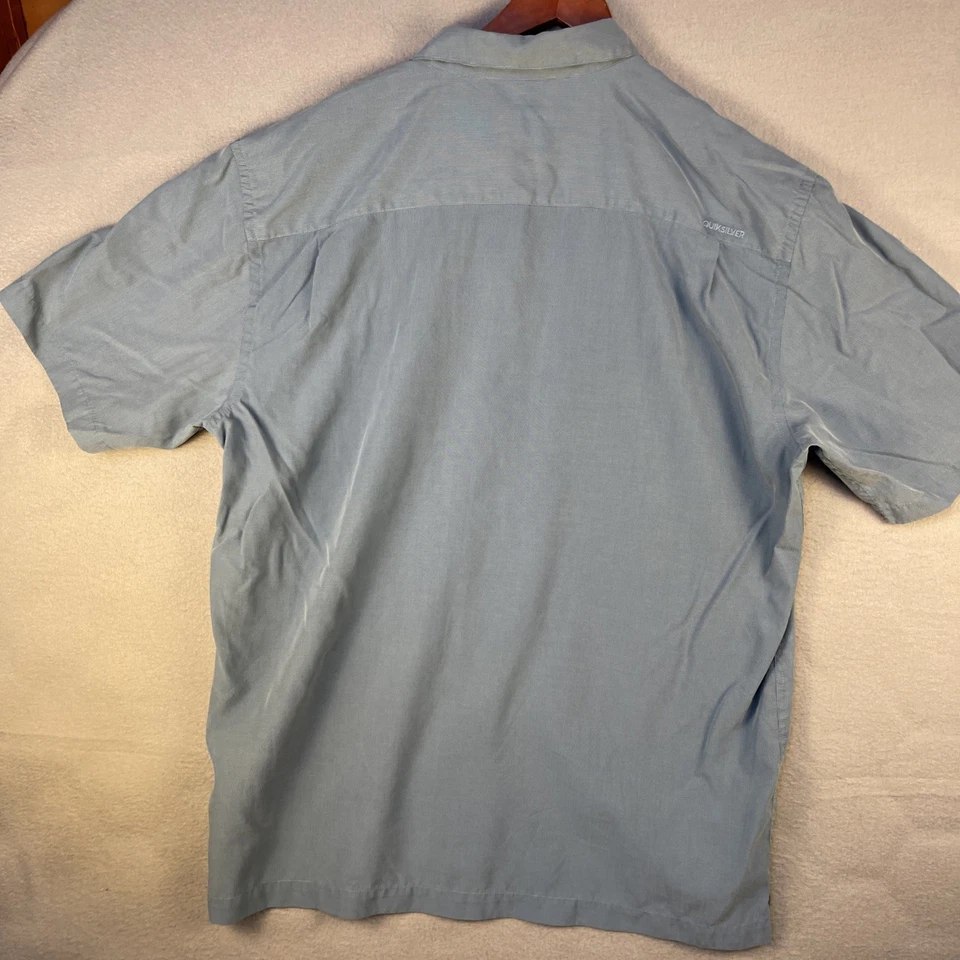 Camisa Quiksilver Waterman Collection Para Hombre 2XL/TTG Azul Cane Island Ajuste Cómodo Foto 4 de 4