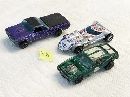 HOT WHEELS RED LINE VEHICLE COLLECTION LOT #X8