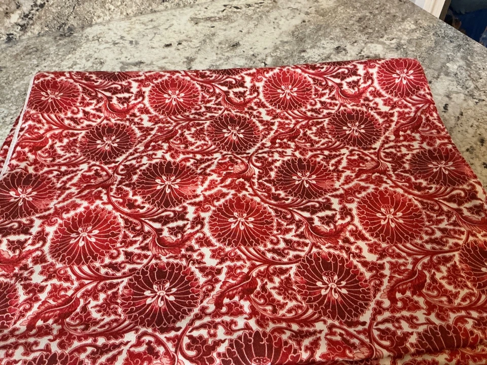 Williams Sonoma Marlo Thomas Table Runner-Red-NWOT 16x108 - Image 4 of 4
