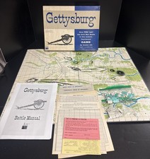 Gettysburg Civil War Battle Strategy Game Avalon Hill War Board