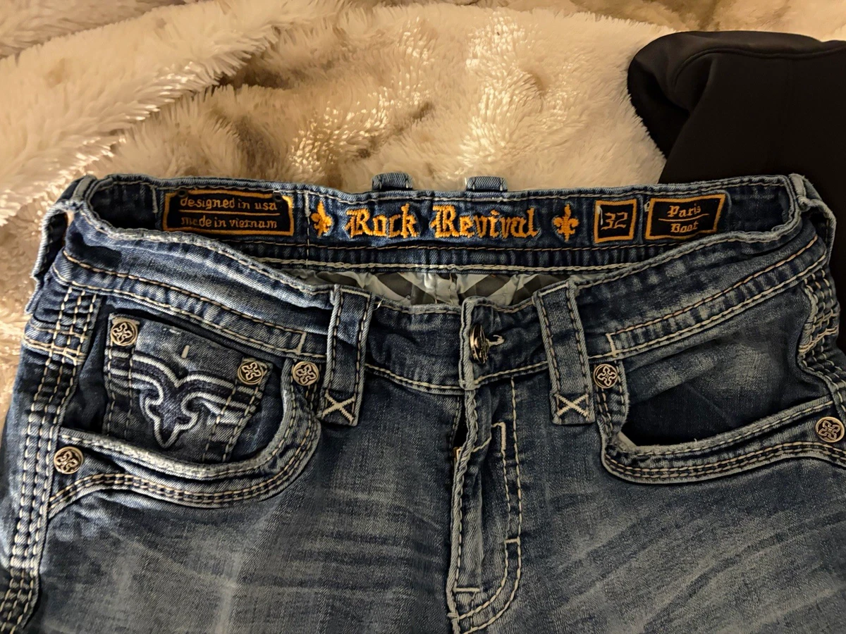 Rock Revival Regular 32 Size Jeans for Men for sale | eBay