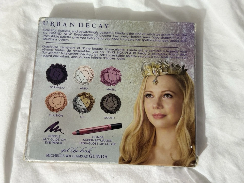 Urban Decay Disney Glinda Palette Oz the Great and Powerful New But DAMAGED Case - Image 2 of 4