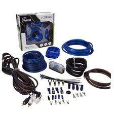 Amplifier Wiring Kit - 8 Gauge Amp Kit 1000 Watts Car Amplifier Blue 8 Gauge