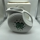 Fiesta 4-H Club White Disc Pitcher 4H Clover Decal