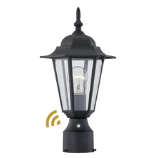 Outdoor Post Lights, Dusk To Dawn Lamp Post Light Fixture with E26 Socket, Ex...